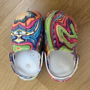 Unisex Toddler Tie-Dye Summer Sandals – Size 8